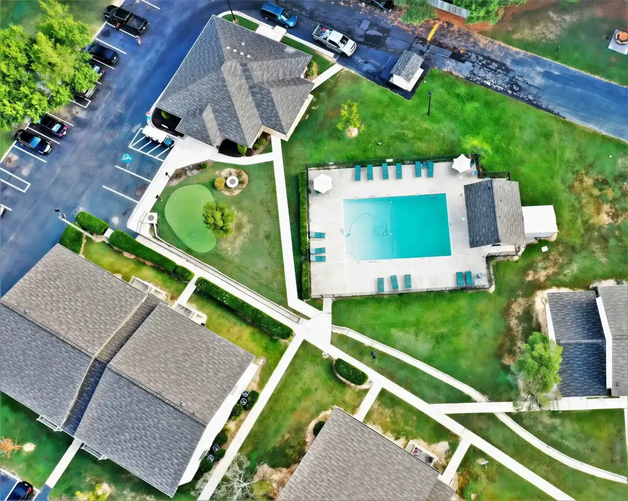 flint river aerial view